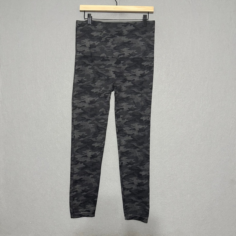 Spanx Look at‎ Me Now Seamless Leggings Black Camo High Waist 2X Plus Size
